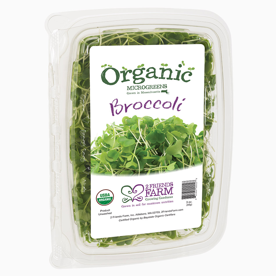 Broccoli Greens | Organic microgreens local produce harvest MA